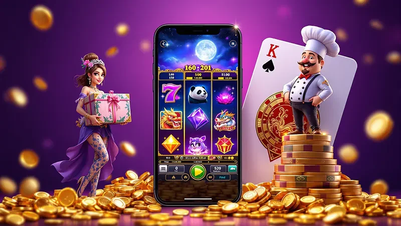 ภาพหน้าจอเกมสล็อตหลากหลายธีมของ heng36